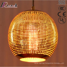 Bronze Modern Round Metal Pendant Light with Restaurant